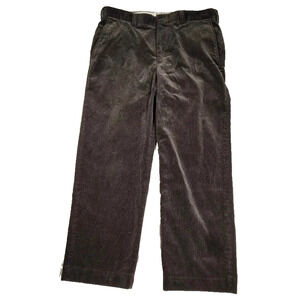 Orvis Corduroy Trousers Pants Men's Black Brisbane Moss 100% Cotton Sz 36